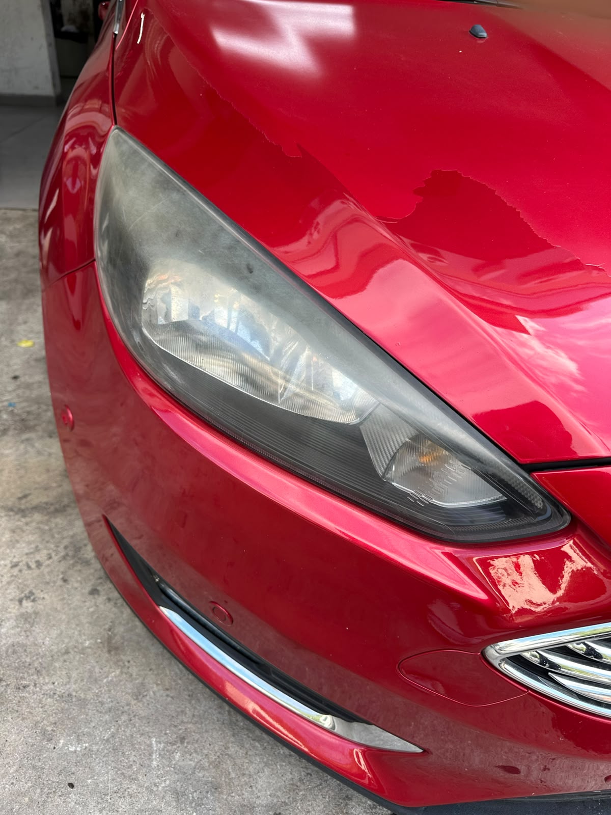 Ford Focus Far Restorasyonu öncesi